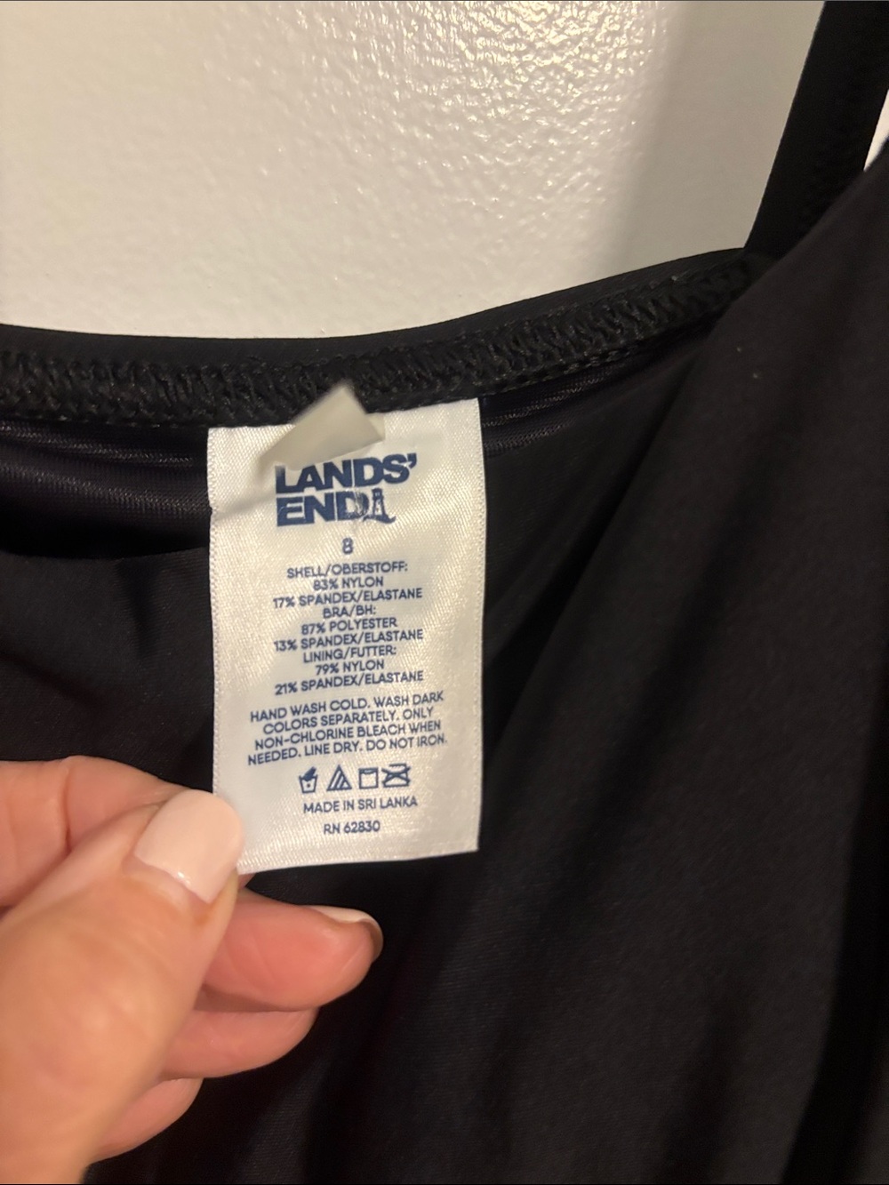 Land’s End Swim/ Exercise Dress - Picture 3 of 6